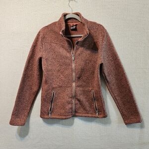 McKinley Sz Med Women's Heather Pink Fleece Full Zip Jacket